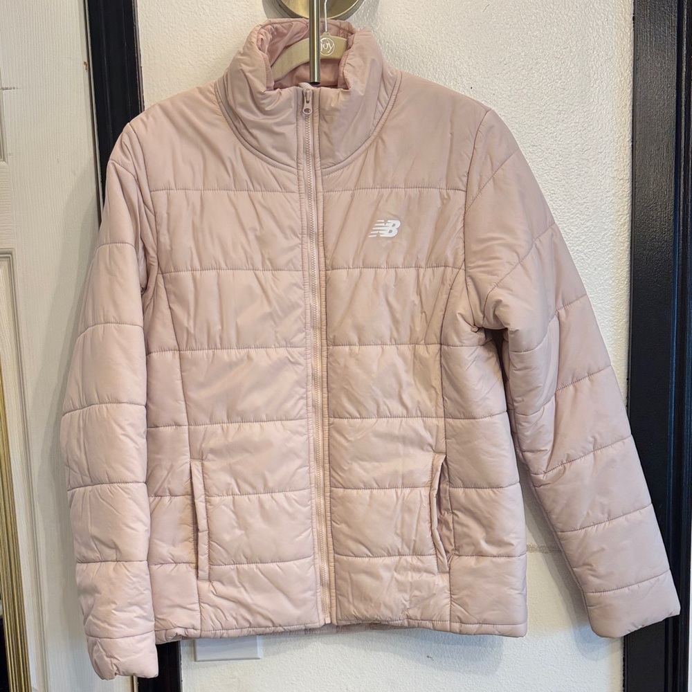 New Balance Light Pink Quilted Jacket